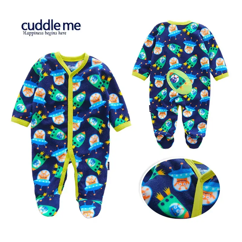 Newborn Cotton Padded Baby Onesies Set - Image 7