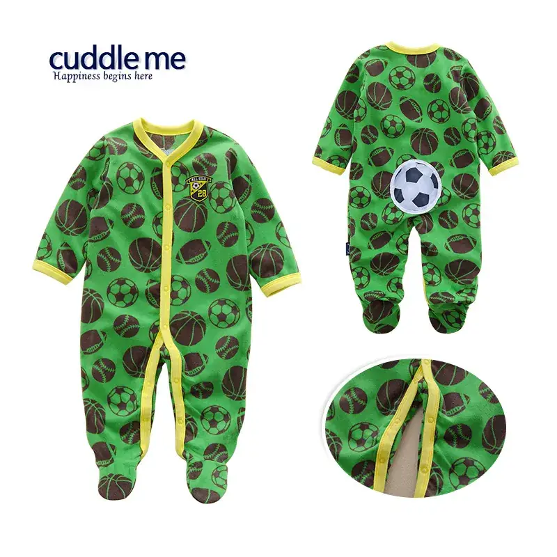 Newborn Cotton Padded Baby Onesies Set - Image 2