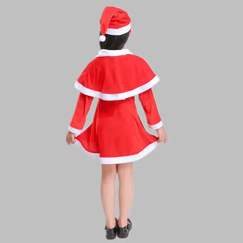 New Kids Santa Claus Red Suit Boys Girls Christmas Outfit - Image 6