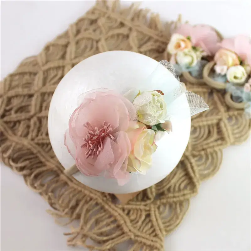 Baby Photo Head with Rainbow Flower Decor — feature 18