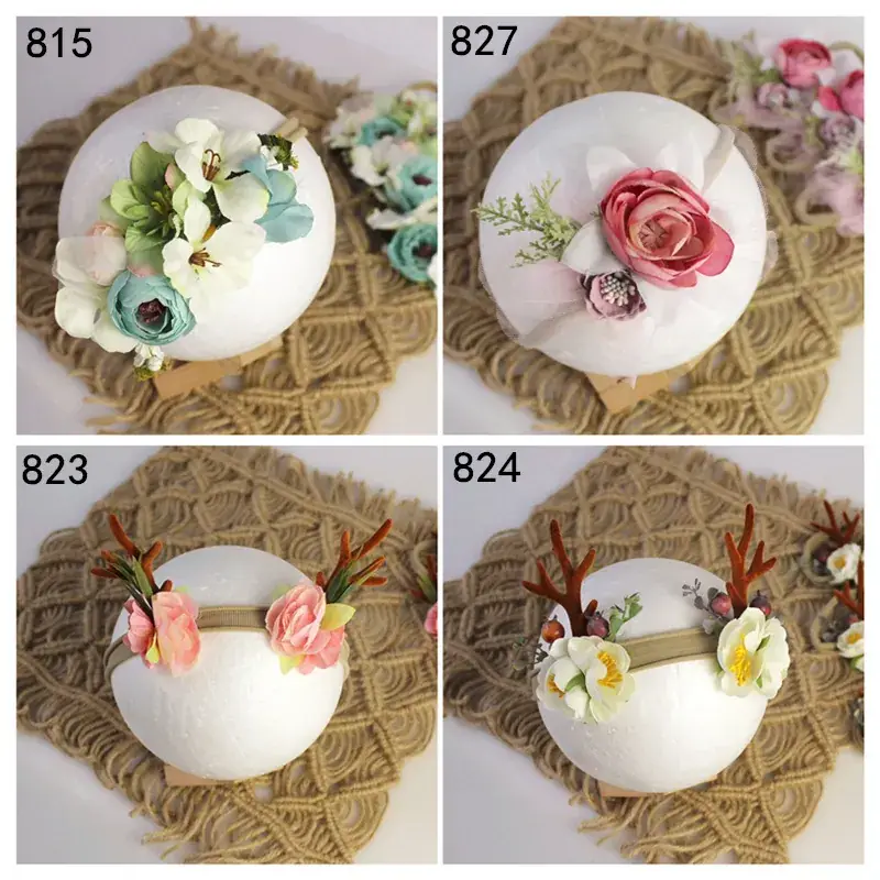 Baby Photo Head with Rainbow Flower Decor — feature 3