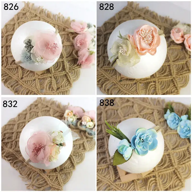 Baby Photo Head with Rainbow Flower Decor — feature 4
