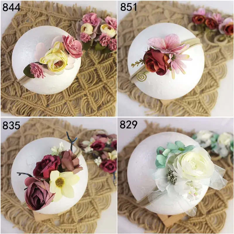 Baby Photo Head with Rainbow Flower Decor — feature 6