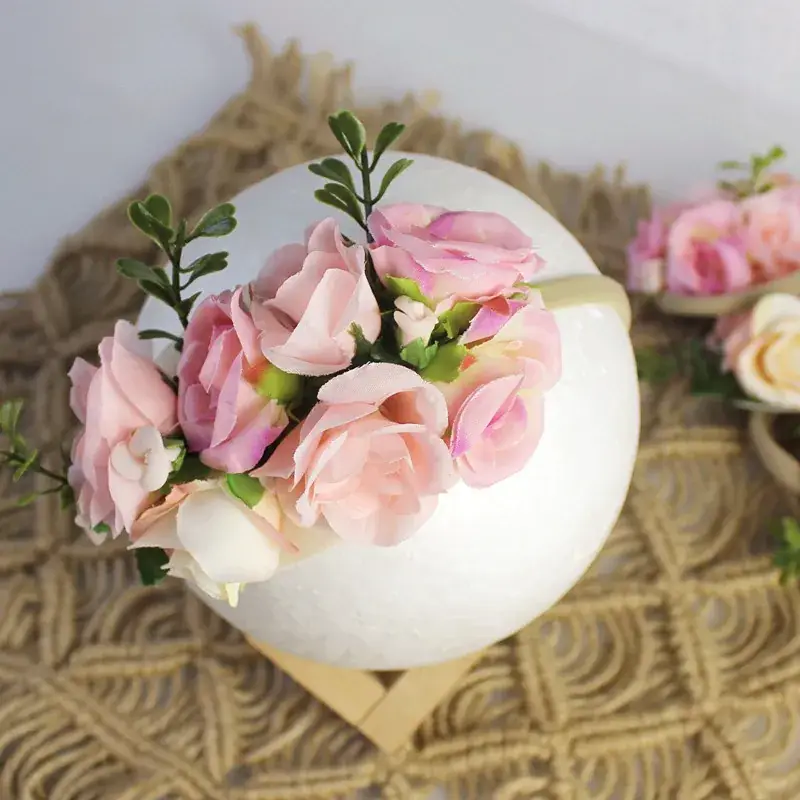 Baby Photo Head with Rainbow Flower Decor — feature 8