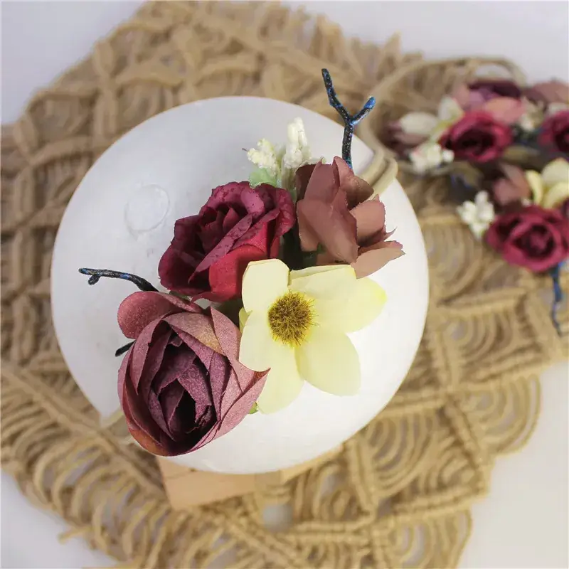 Baby Photo Head with Rainbow Flower Decor - Image 13