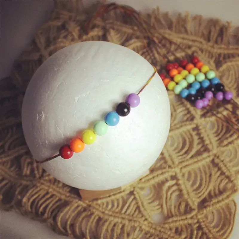 Baby Photo Head with Rainbow Flower Decor - Image 21