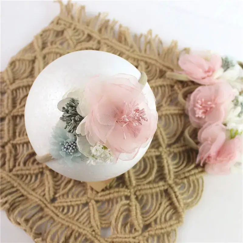 Baby Photo Head with Rainbow Flower Decor - Image 8