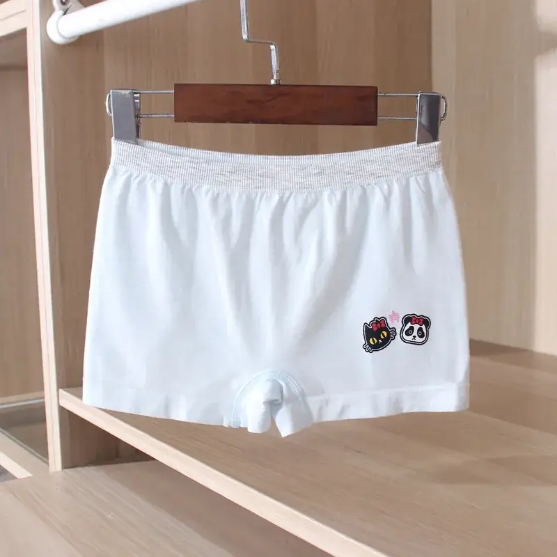 Girls Cartoon Underwear Set Boxer Briefs Sweat Absorbent