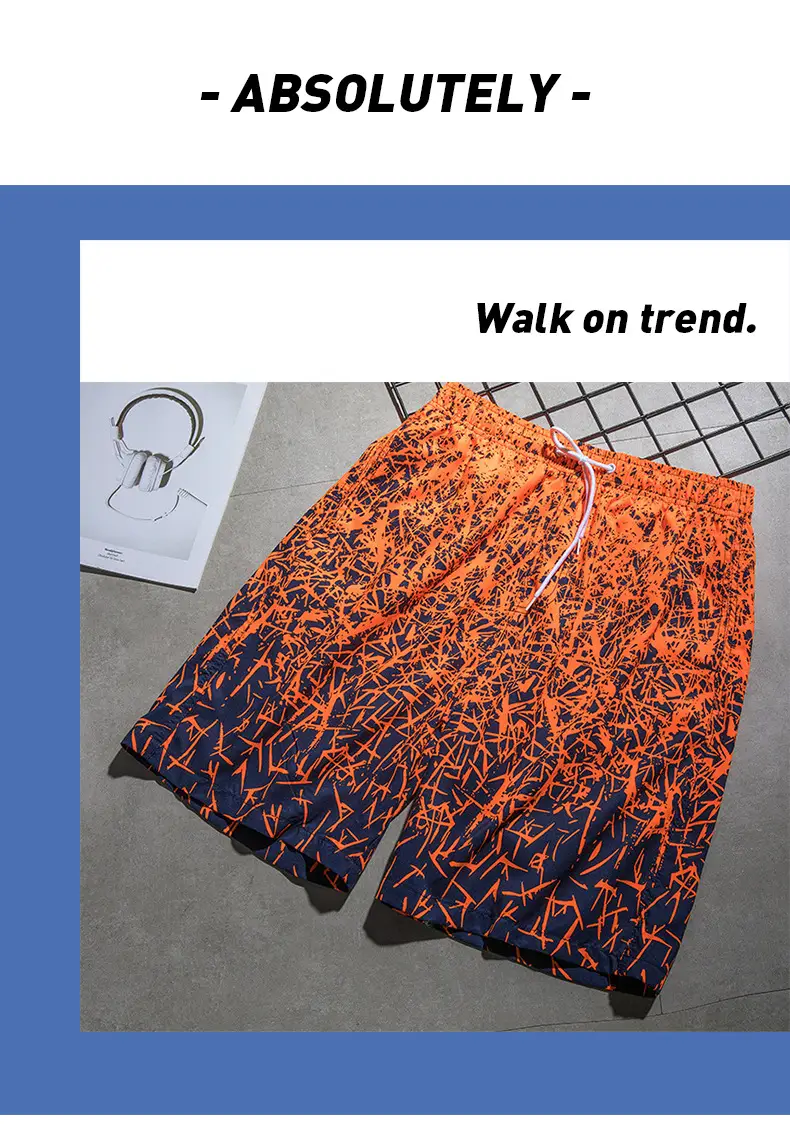 2025 Summer Men Digital Print Beach Shorts Large — feature 10