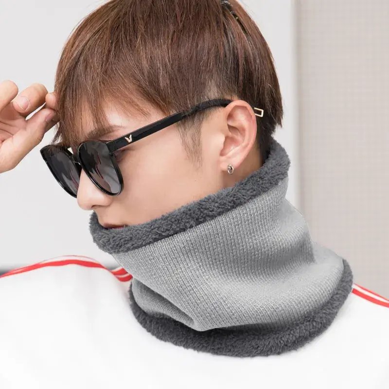 Men Wool Fleece Lined Winter Hat with Fleece Toe Cap - Image 10