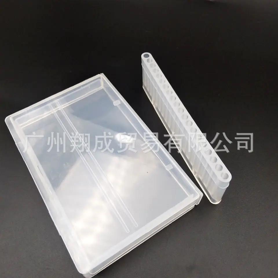 Transparent Nail Polish Storage Box with 20 Holes — feature 3