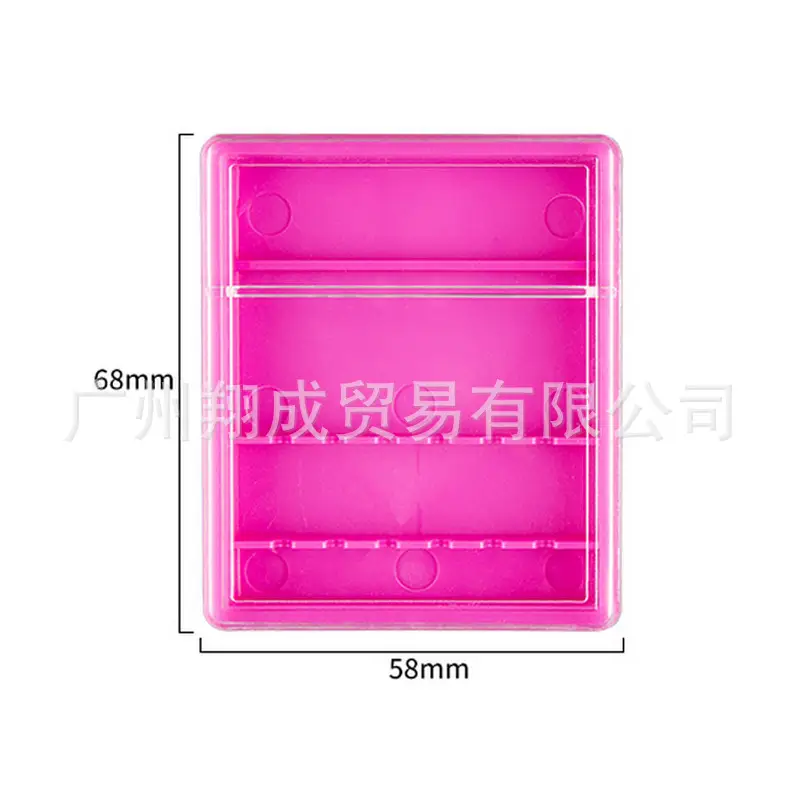 Transparent Nail Polish Storage Box with 20 Holes - Image 12