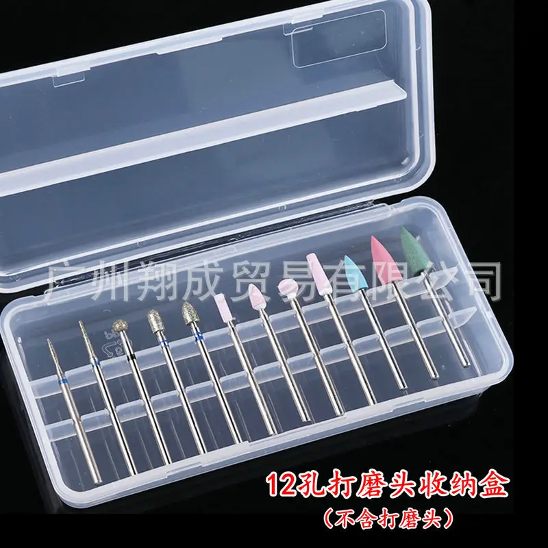 Transparent Nail Polish Storage Box with 20 Holes - Image 2