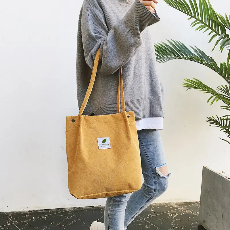 Green Corduroy Shoulder Crossbody Bag Women - Image 8
