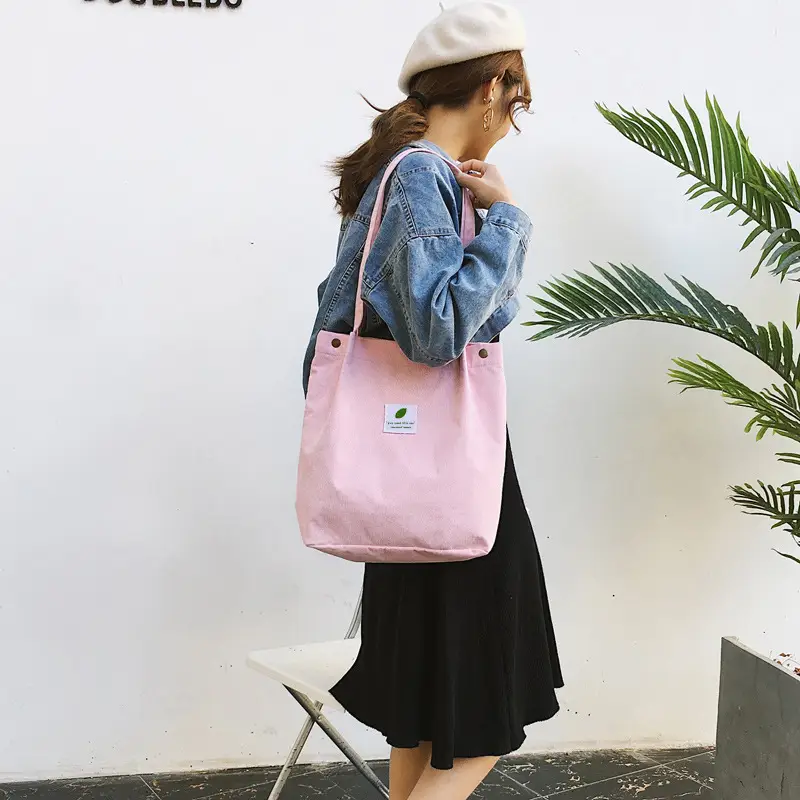 Green Corduroy Shoulder Crossbody Bag Women - Image 9