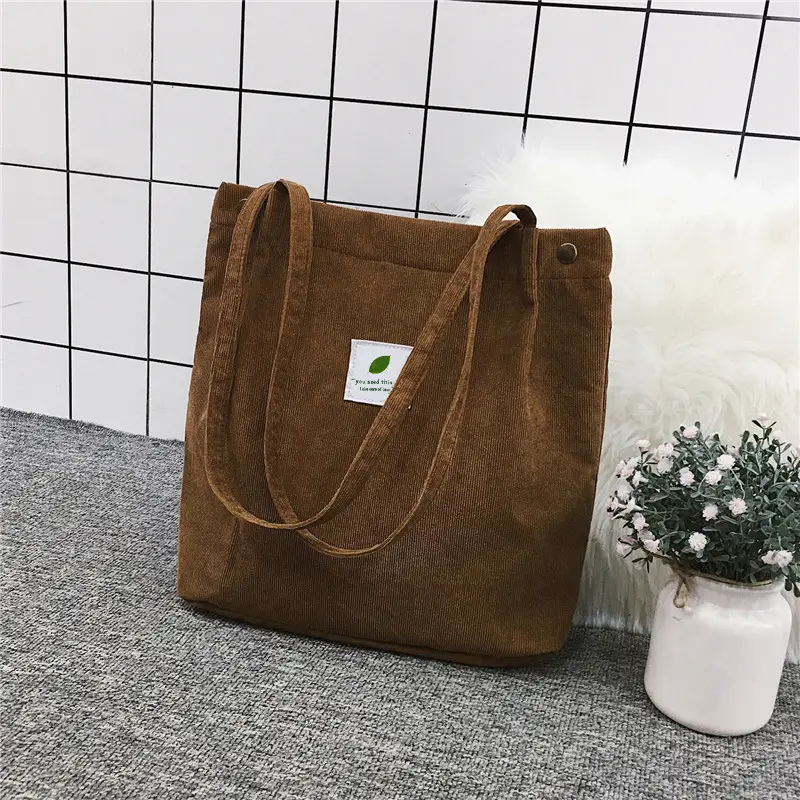 Green Corduroy Shoulder Crossbody Bag Women - Image 6