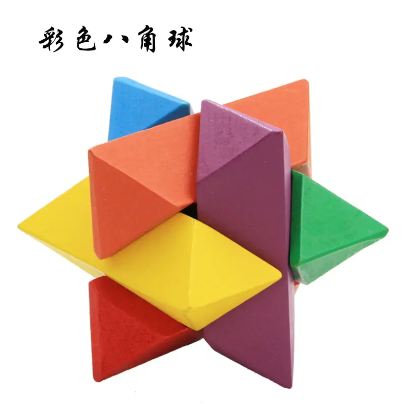 Wooden Kong Ming Lock Toy Set for Kids - Image 104