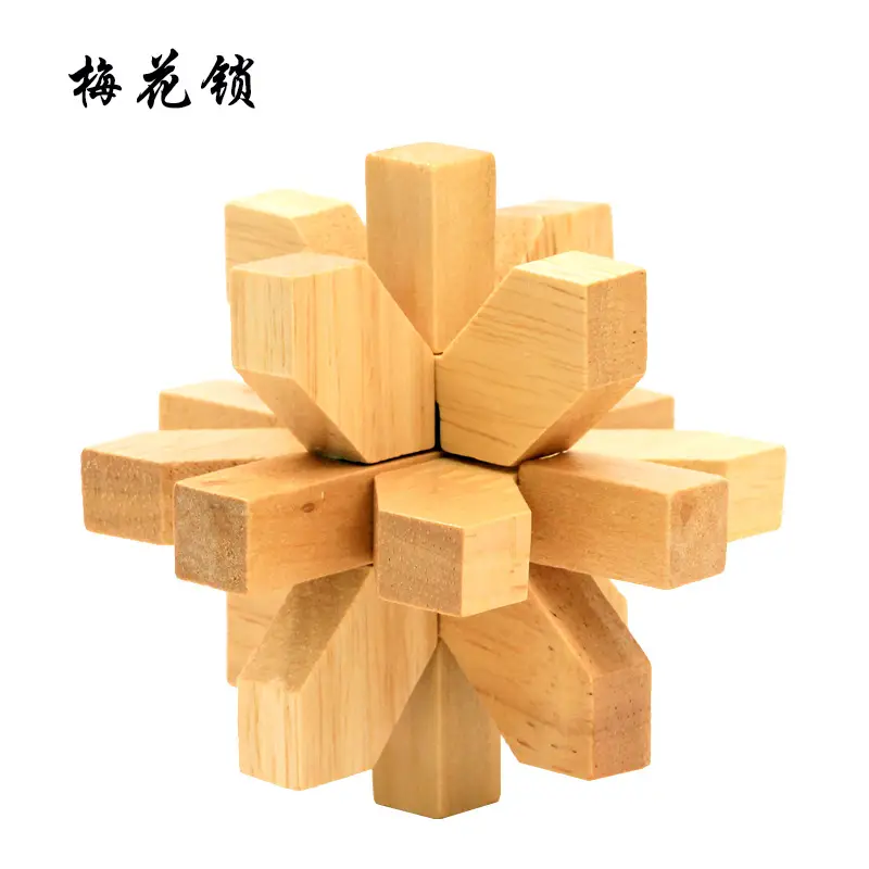 Wooden Kong Ming Lock Toy Set for Kids - Image 12