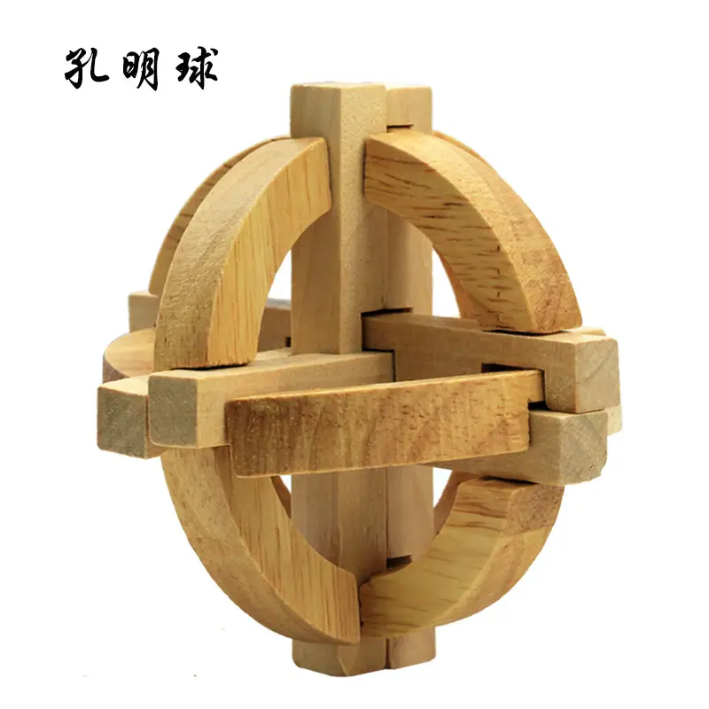 Wooden Kong Ming Lock Toy Set for Kids - Image 21