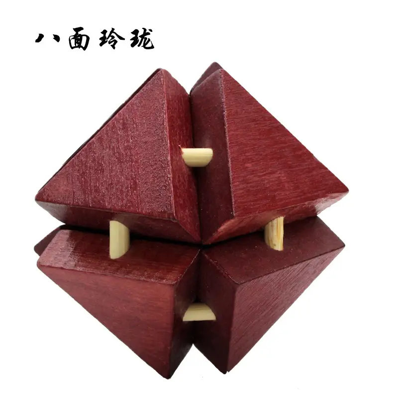 Wooden Kong Ming Lock Toy Set for Kids - Image 37