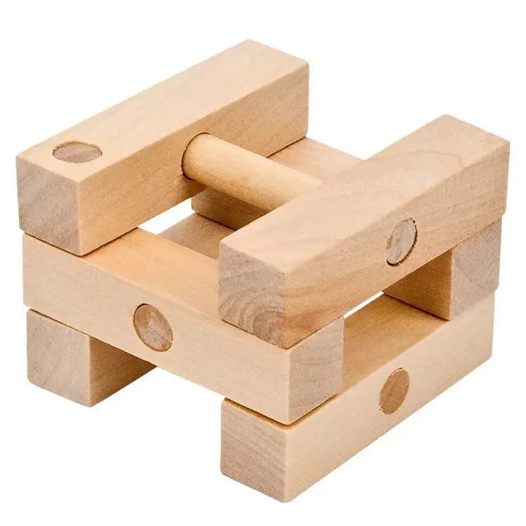 Wooden Kong Ming Lock Toy Set for Kids - Image 39