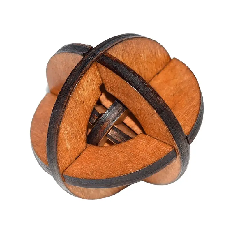 Wooden Kong Ming Lock Toy Set for Kids - Image 45