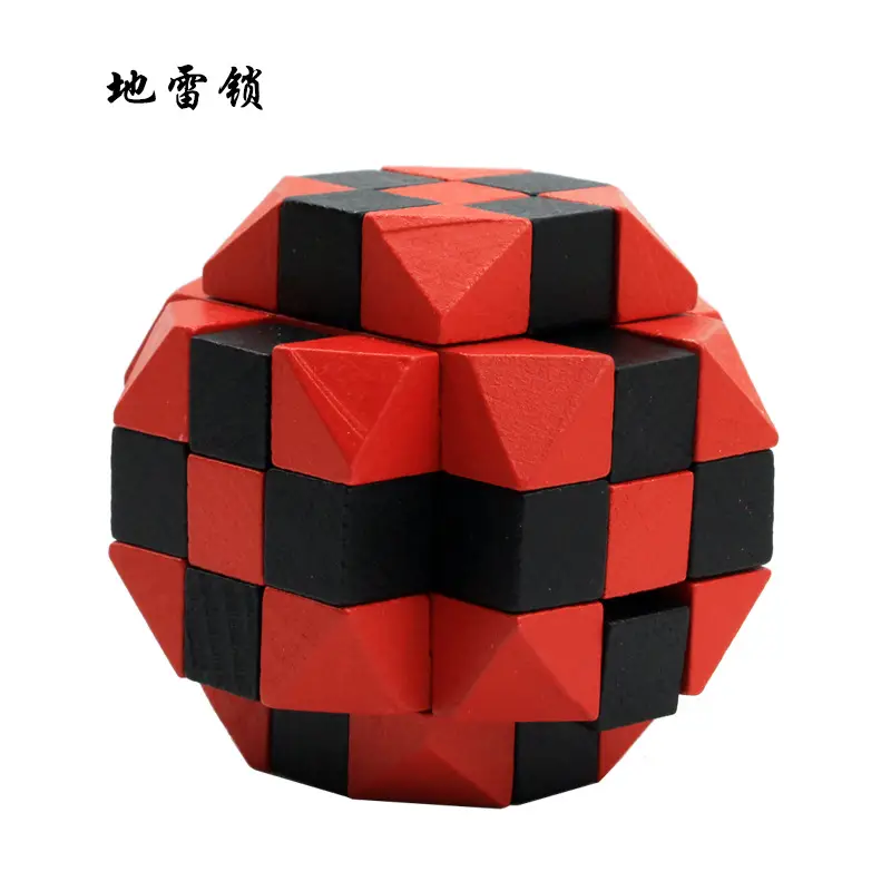 Wooden Kong Ming Lock Toy Set for Kids - Image 65