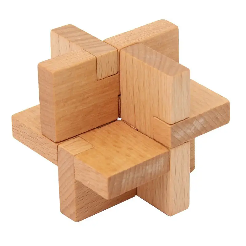 Wooden Kong Ming Lock Toy Set for Kids - Image 68