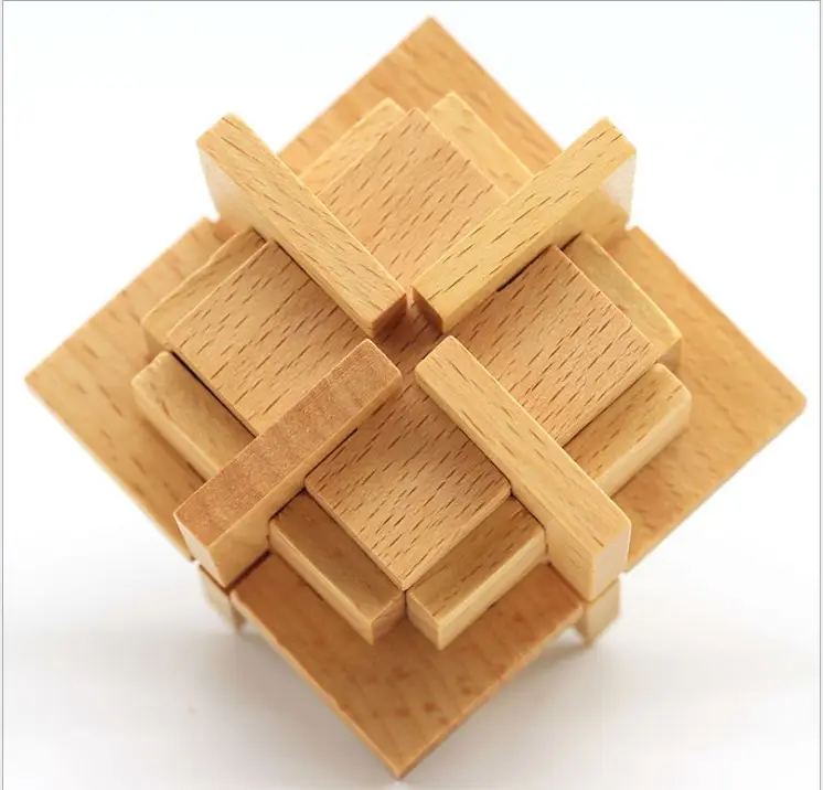 Wooden Kong Ming Lock Toy Set for Kids - Image 69
