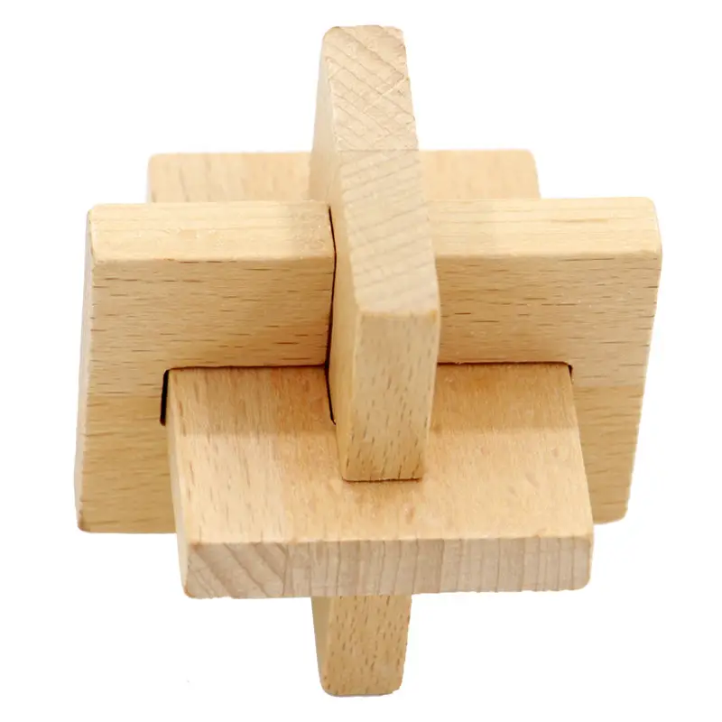 Wooden Kong Ming Lock Toy Set for Kids - Image 8