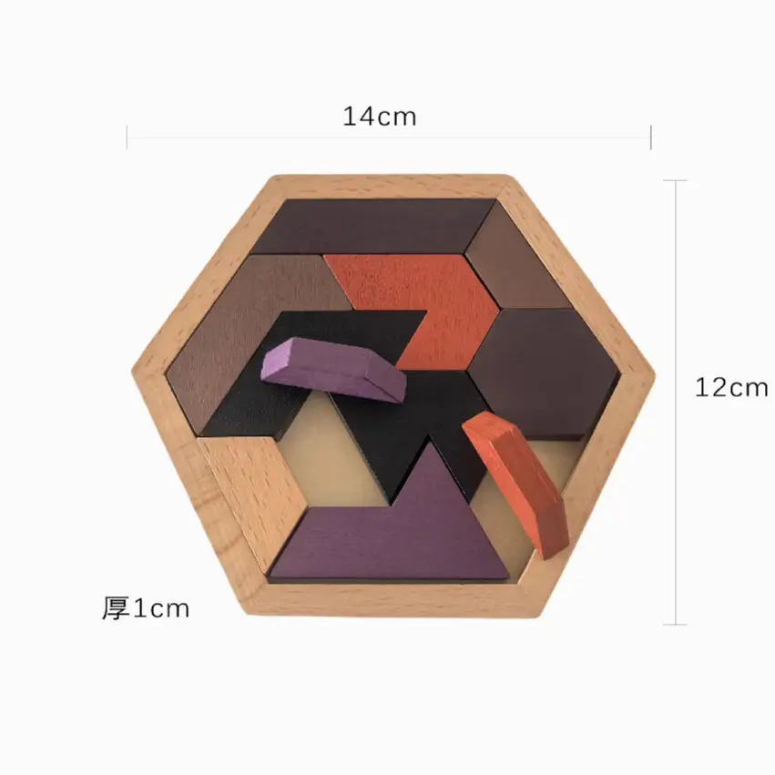 Wooden Kong Ming Lock Toy Set for Kids - Image 90