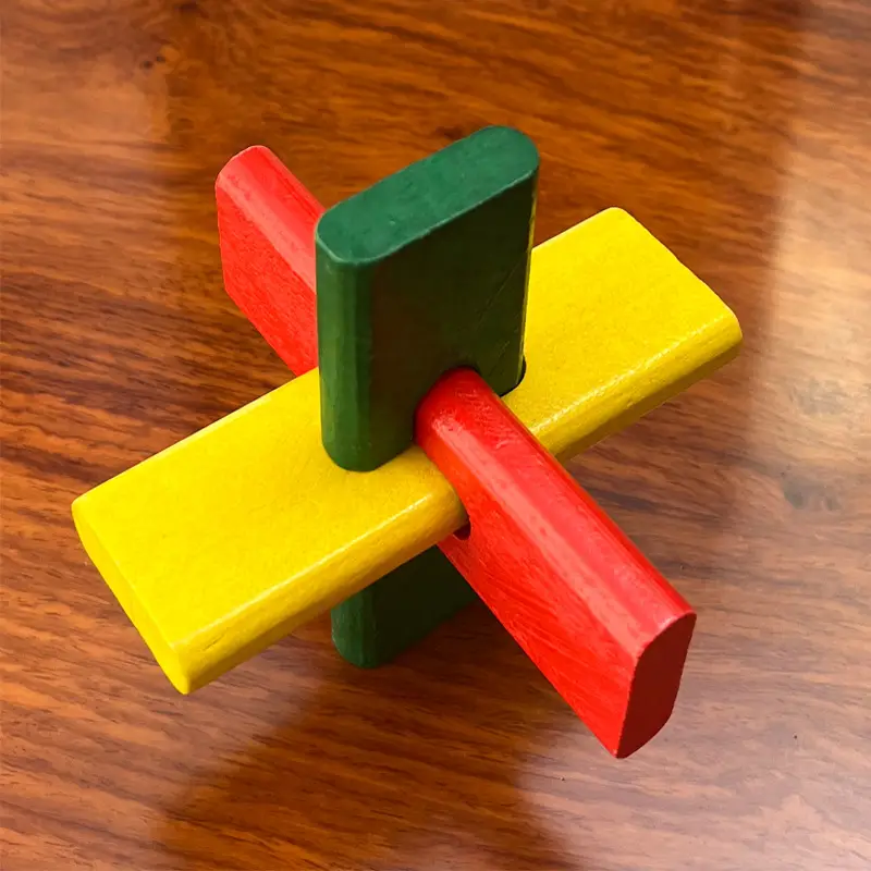 Wooden Kong Ming Lock Toy Set for Kids - Image 95