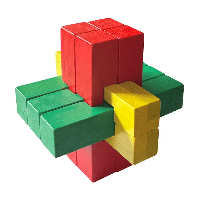 Wooden Kong Ming Lock Toy Set for Kids - Image 99