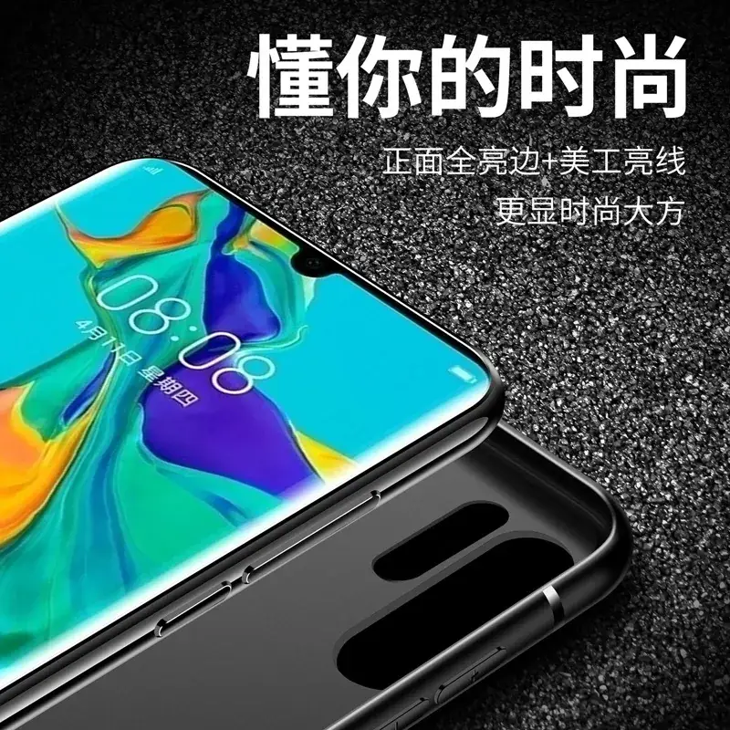 Soft Silicone Mobile Phone Case Black Huawei Pura70 P50 - Image 4