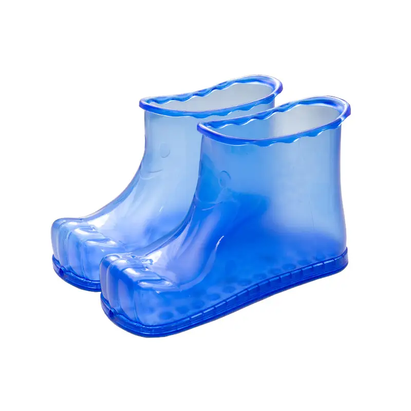 Foot Soaking Shoes Foot Bath Shoes Men's Home Bathroom Household Acupoint Massage Slippers Winter Cotton Slippers Women's Foot Soaking Shoes Foot Washing Basin