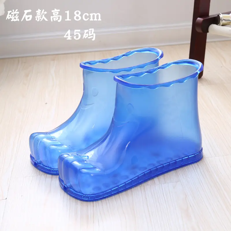 Foot Soaking Shoes Foot Bath Shoes Men's Home Bathroom Household Acupoint Massage Slippers Winter Cotton Slippers Women's Foot Soaking Shoes Foot Washing Basin
