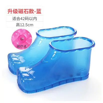 Foot Soaking Shoes Foot Bath Shoes Men's Home Bathroom Household Acupoint Massage Slippers Winter Cotton Slippers Women's Foot Soaking Shoes Foot Washing Basin