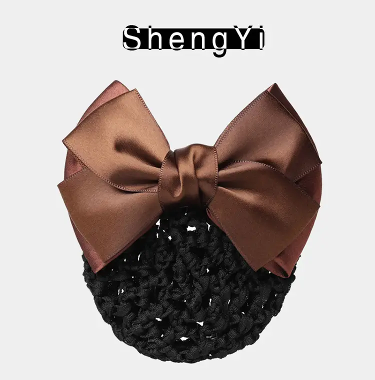 Professional Lady Net Hair Net with Bow for Nurses, Bankers, Hotel Clubs — feature 10