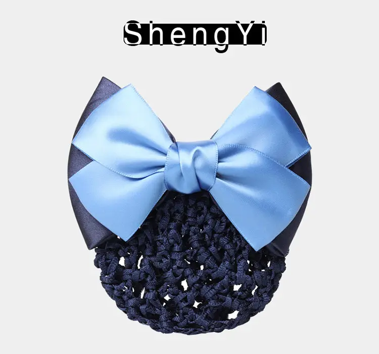 Professional Lady Net Hair Net with Bow for Nurses, Bankers, Hotel Clubs — feature 13
