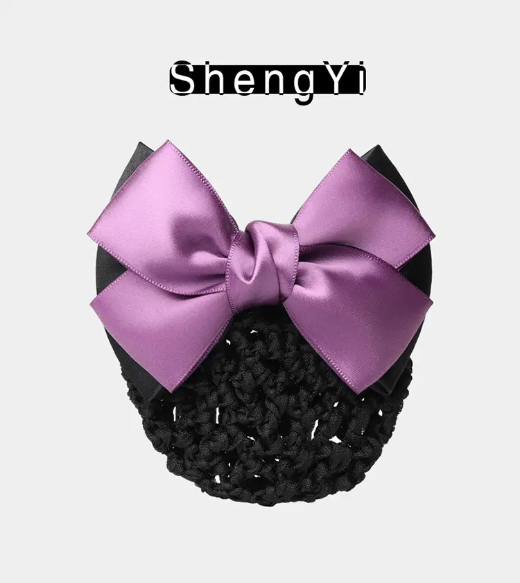 Professional Lady Net Hair Net with Bow for Nurses, Bankers, Hotel Clubs — feature 14