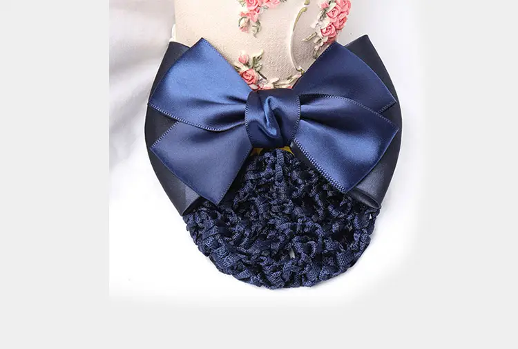 Professional Lady Net Hair Net with Bow for Nurses, Bankers, Hotel Clubs — feature 5