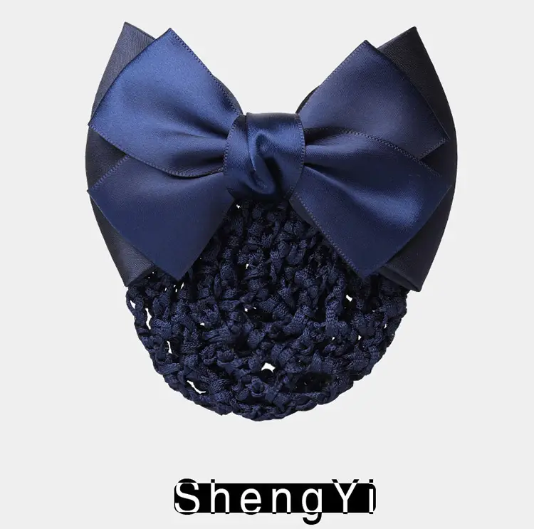 Professional Lady Net Hair Net with Bow for Nurses, Bankers, Hotel Clubs — feature 7