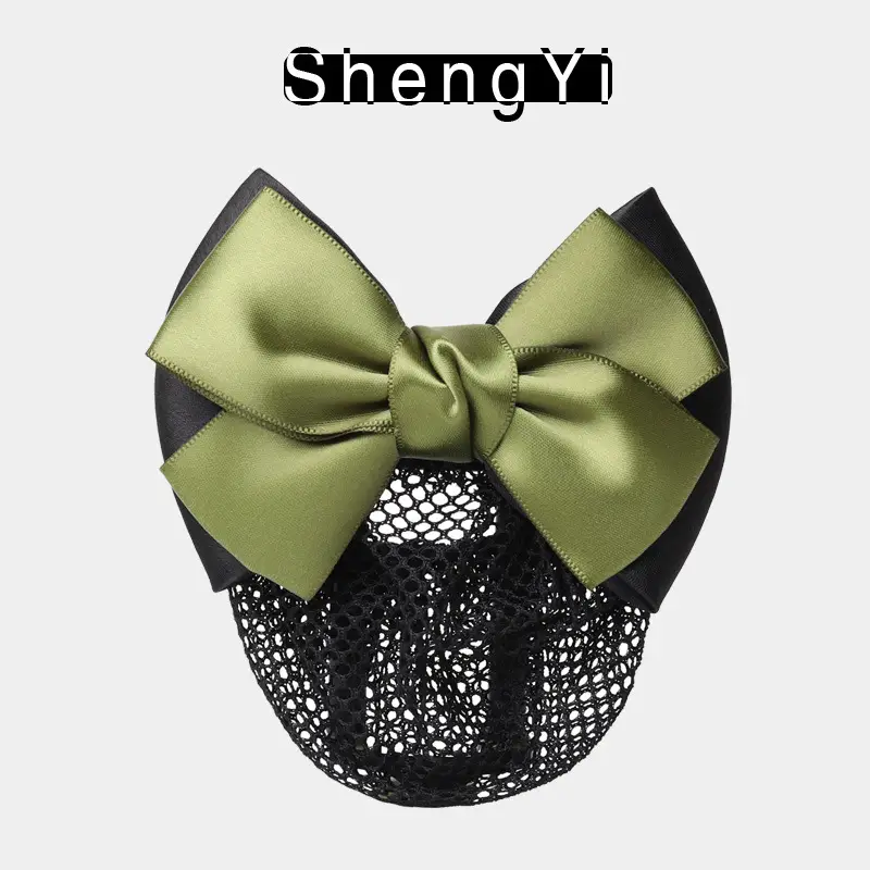 Professional Lady Net Hair Net with Bow for Nurses, Bankers, Hotel Clubs - Image 12