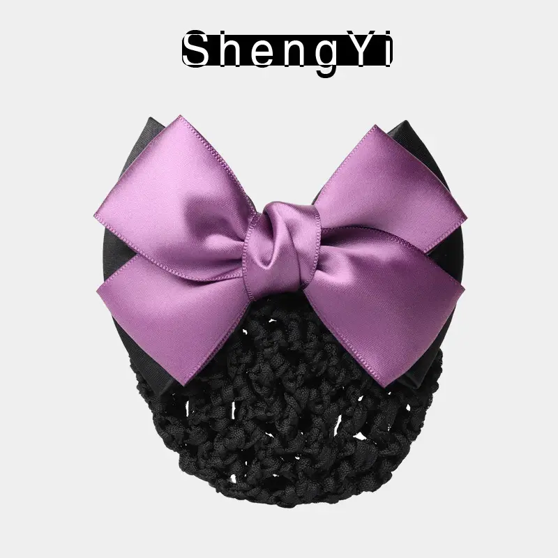 Professional Lady Net Hair Net with Bow for Nurses, Bankers, Hotel Clubs - Image 15