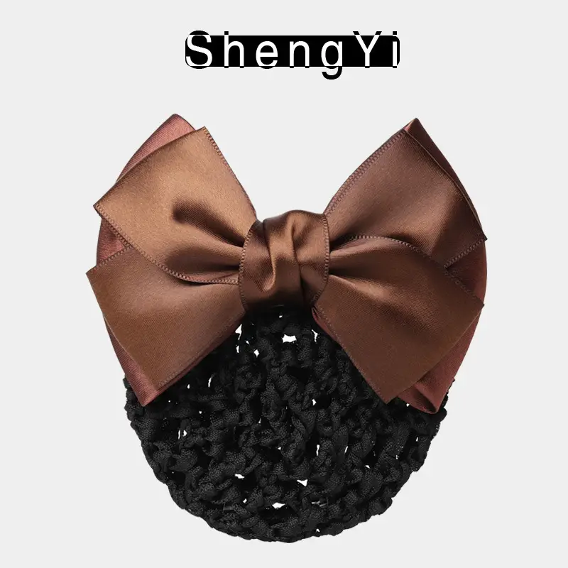 Professional Lady Net Hair Net with Bow for Nurses, Bankers, Hotel Clubs - Image 7