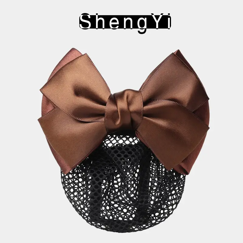 Professional Lady Net Hair Net with Bow for Nurses, Bankers, Hotel Clubs - Image 8