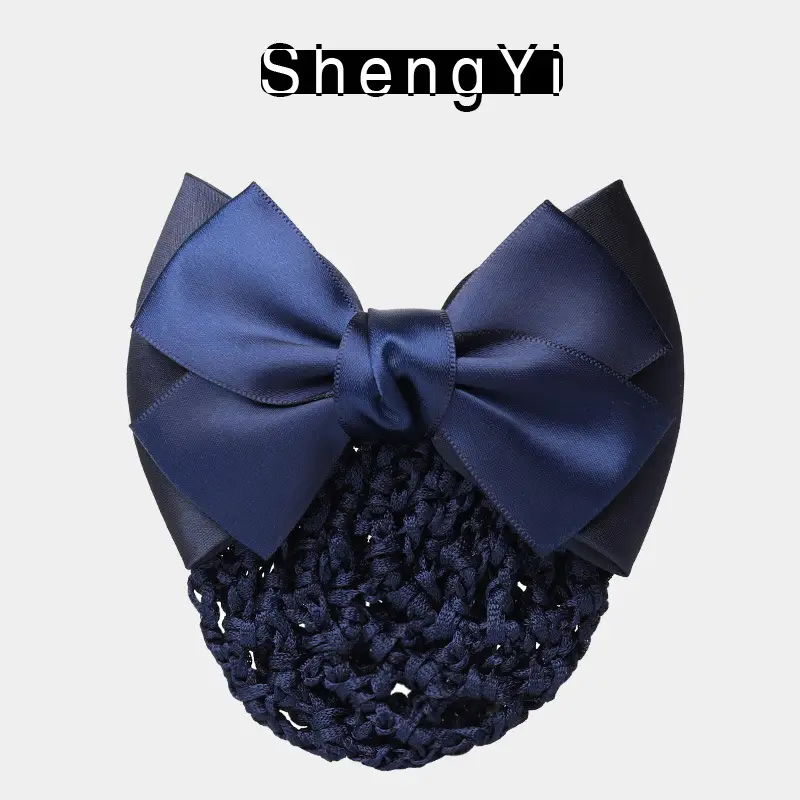 Professional Lady Net Hair Net with Bow for Nurses, Bankers, Hotel Clubs - Image 9