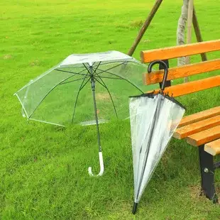 Automatic Transparent Umbrella Small Fresh Folding Three-fold Edge Color Handle — feature 15