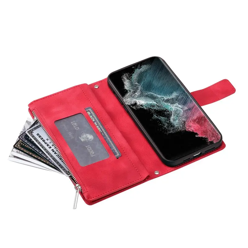 Purple Sunflower Leather Phone Case for Samsung S25 Ultra - Image 9