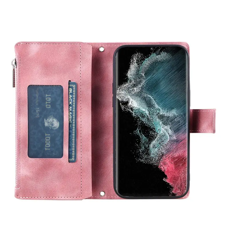Purple Sunflower Leather Phone Case for Samsung S25 Ultra - Image 11